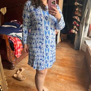 Lilly Pulitzer Ophelia Swing Dress in Get Trunky LARGE EUC